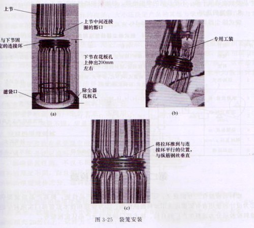 除塵器骨架現(xiàn)場安裝使用常見問題